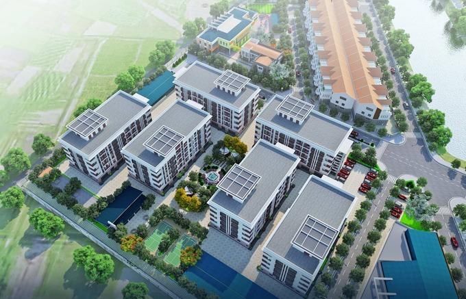 Phối cảnh chung cư KT Home Nghi Xá