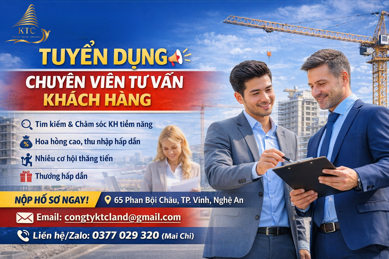 KTC TUYỂN DỤNG CHUYÊN VIÊN TƯ VẤN KHÁCH HÀNG