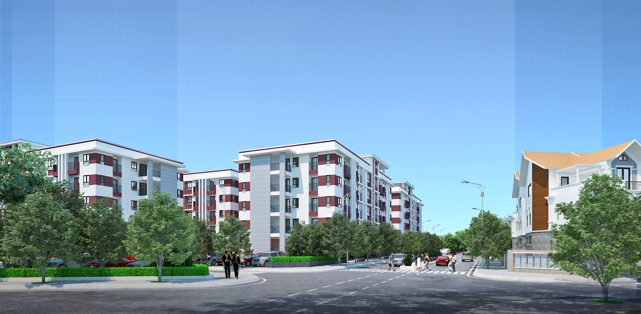 Phối cảnh chung cư KT Home Nghi Xá 1