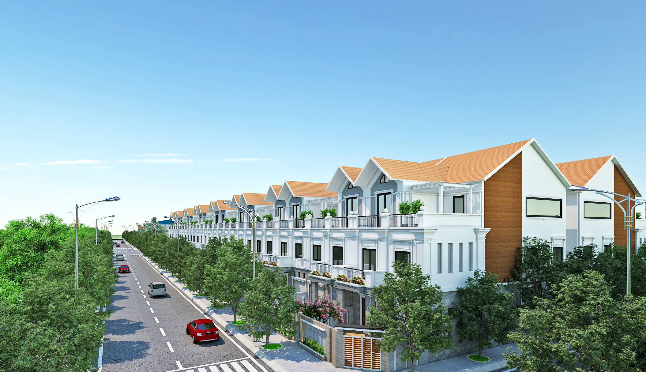 Phối cảnh shophouse 1