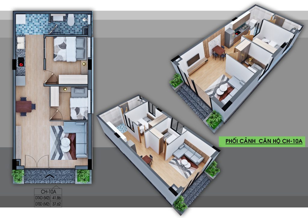 nhà ở xã hội nghệ an KT Home Nghi Xá căn 10A