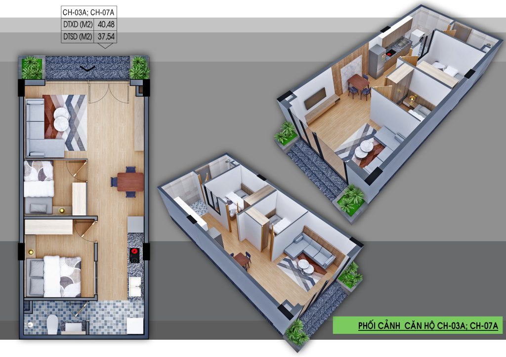 nhà ở xã hội nghệ an KT Home Nghi Xá căn 3 7A