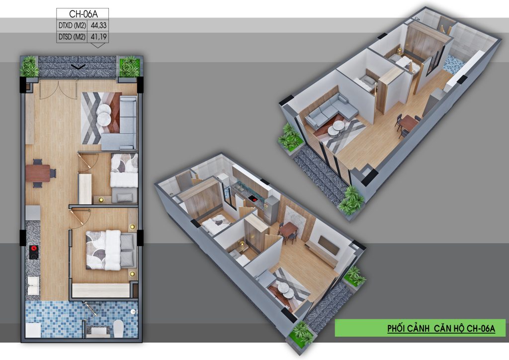 nhà ở xã hội nghệ an KT Home Nghi Xá căn 6A