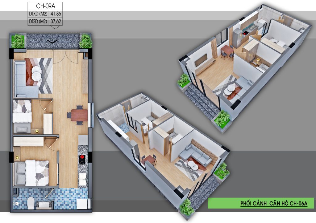 nhà ở xã hội nghệ an KT Home Nghi Xá căn 9A